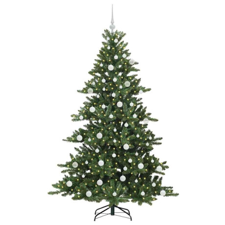 vidaXL Kunstmatige Inklapbare Kerstboom with LEDs 180cm PVC afbeelding3 - 1