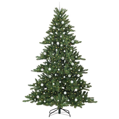 vidaXL Kunstmatige Inklapbare Kerstboom with LEDs 240cm PVC afbeelding3 - 1