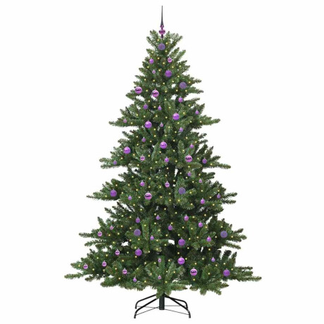 vidaXL Kunstmatige Inklapbare Kerstboom with LEDs 240cm PVC afbeelding3 - 1