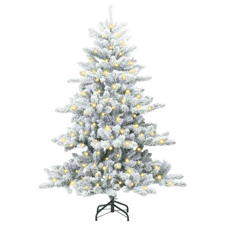 vidaXL Kunstmatige Inklapbare Kerstboom met 150 LED's Wit 150 cm PVC afbeelding3 - 1