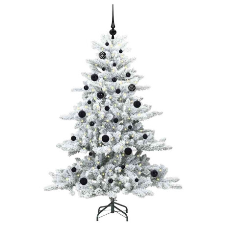 vidaXL Kunstmatige Inklapbare Kerstboom Wit 150 cm PVC en staal afbeelding3 - 1