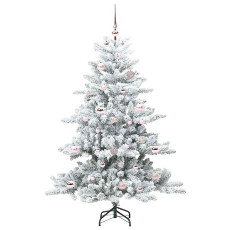 vidaXL Kunstmatige Inklapbare Kerstboom Wit 150 cm PVC en staal afbeelding3 - 1