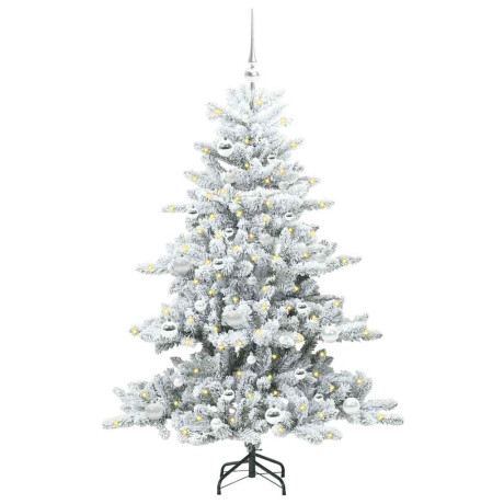 vidaXL Kunstmatige Inklapbare Kerstboom with LEDs 150cm PVC afbeelding3 - 1