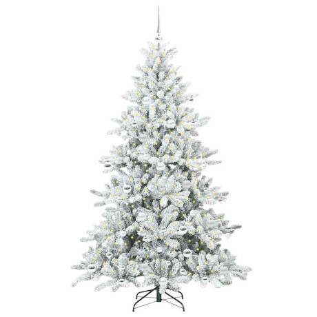 vidaXL Kunstmatige Inklapbare Kerstboom with LEDs 180cm PVC afbeelding3 - 1