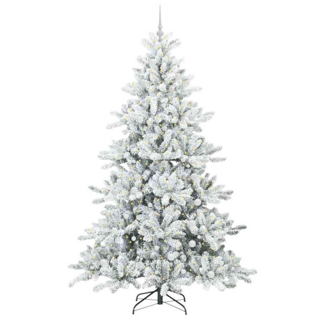 vidaXL Kunstmatige Inklapbare Kerstboom with LEDs 240cm PVC afbeelding3 - 1