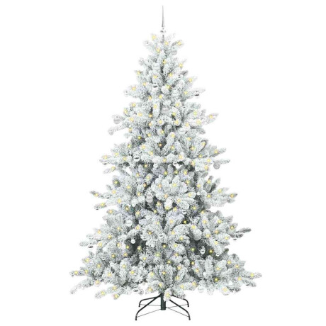 vidaXL Kunstmatige Inklapbare Kerstboom with LEDs 240cm PVC afbeelding3 - 1