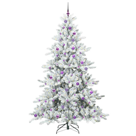 vidaXL Kunstmatige Inklapbare Kerstboom with LEDs 240cm PVC afbeelding3 - 1