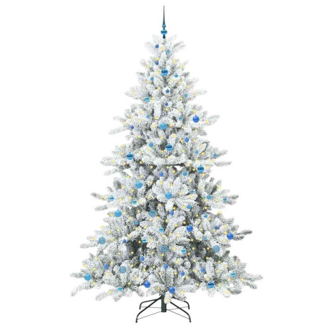 vidaXL Kunstmatige Inklapbare Kerstboom with LEDs 240cm PVC afbeelding3 - 1