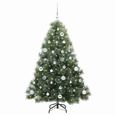 vidaXL Kunstkerstboom met 150 LED met standaard Groen 150 cm PE en PVC afbeelding3 - 1