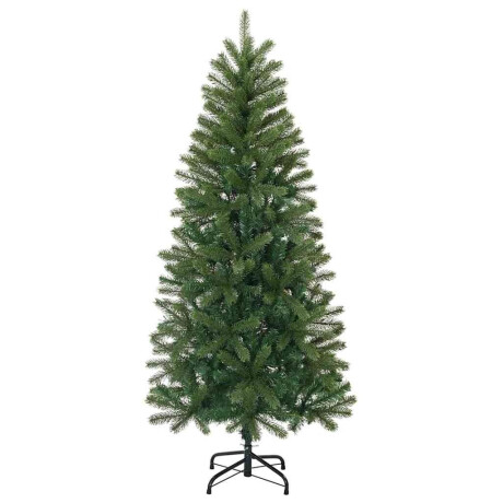 vidaXL Kunstkerstboom met standaard Groen 120 cm PVC, PE en staal afbeelding3 - 1