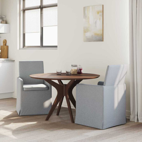 vidaXL Eettafelstoelen 2 pcs Lichtgrijs 57 x 67 x 95 cm Stof afbeelding3 - 1