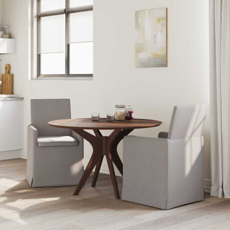 vidaXL Eettafelstoelen 2 pcs Taupe 57 x 67 x 95 cm Stof afbeelding3 - 1