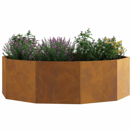 vidaXL Plantenbak Roestig 120 x 120 x 35 cm Cortenstaal afbeelding3 - 1
