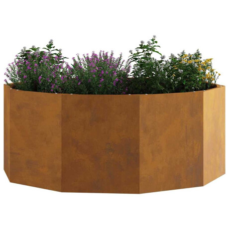 vidaXL Plantenbak Roestig 90 x 90 x 35 cm Cortenstaal afbeelding3 - 1