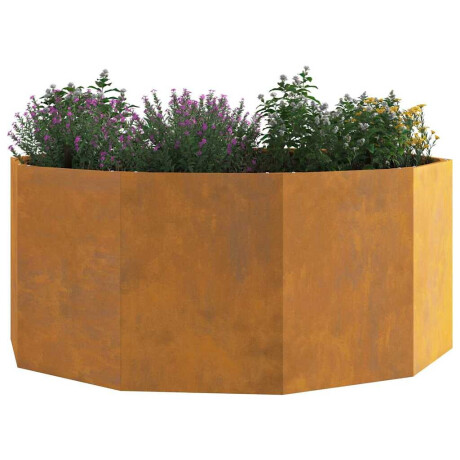 vidaXL Plantenbak Roestig 120 x 120 x 50 cm Cortenstaal afbeelding3 - 1