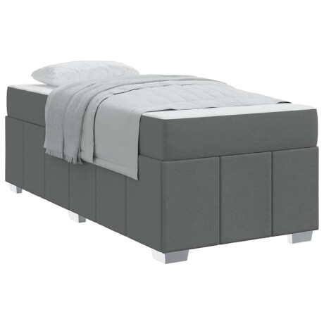 vidaXL Bedframe Donkergrijs 80 x 200 cm Stof afbeelding3 - 1
