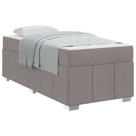 vidaXL Bedframe Taupe 80 x 200 cm Stof afbeelding3 - 1