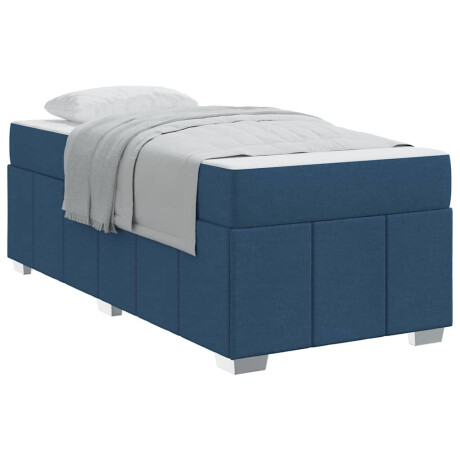 vidaXL Bedframe Blauw 120 x 190 cm Stof afbeelding3 - 1