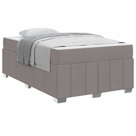 vidaXL Bedframe Taupe 120 x 200 cm Stof afbeelding3 - 1