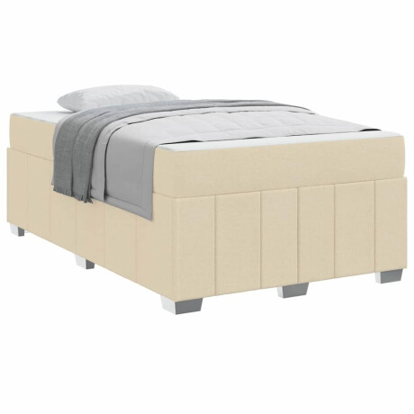 vidaXL Bedframe Crème 120 x 200 cm Stof afbeelding3 - 1