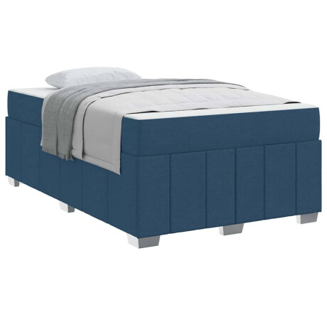 vidaXL Bedframe Blauw 120 x 200 cm Stof afbeelding3 - 1