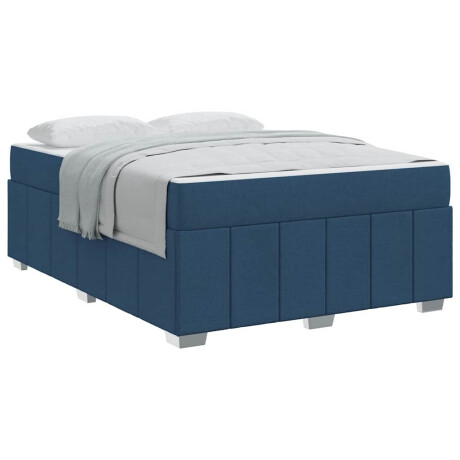 vidaXL Bedframe Blauw 140 x 200 cm Stof afbeelding3 - 1