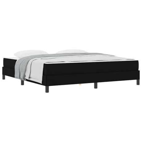 vidaXL Boxspringbed met matras Zwart 180 x 200 cm Stof afbeelding3 - 1