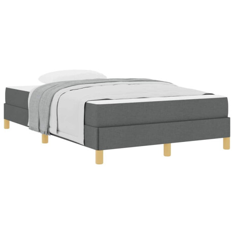 vidaXL Boxspring bed Taupe, Bruin 120 x 200 cm Stof, Engineered Hout afbeelding3 - 1