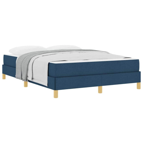 vidaXL Boxspring bed Taupe, Bruin 140 x 190 cm Stof, Engineered Hout afbeelding3 - 1