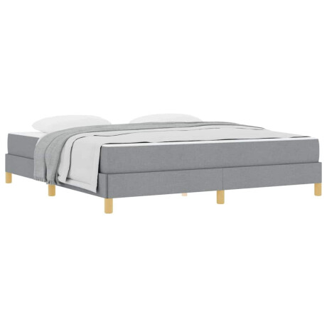 vidaXL Boxspring bed Taupe, Bruin 180 x 200 cm Stof, Engineered Hout afbeelding3 - 1