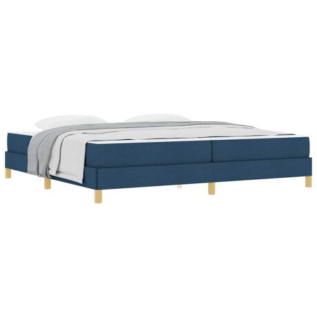 vidaXL Boxspring bed Taupe, Bruin 200 x 200 cm Stof, Engineered Hout afbeelding3 - 1