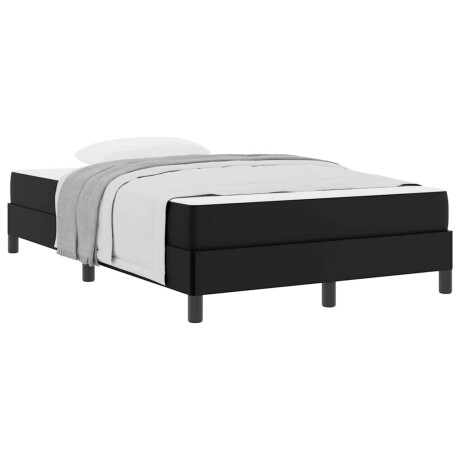 vidaXL Bedframe met matras Zwart 120 x 200 cm Stof afbeelding3 - 1
