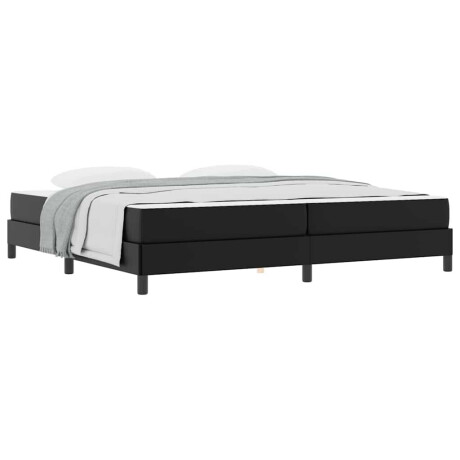 vidaXL Bed Anders Zwart 200 x 200 cm Kunstleer afbeelding3 - 1