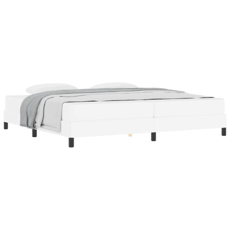 vidaXL Bed Anders Zuiverwit 200 x 200 cm Kunstleer afbeelding3 - 1