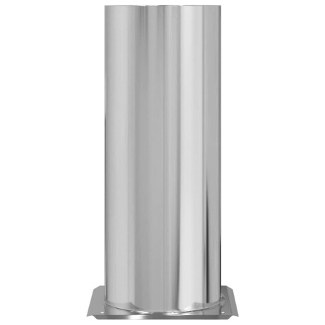 vidaXL Schouwkop Verlenging Zilver 31 x 31 x 50 cm Roestvrij staal afbeelding3 - 1