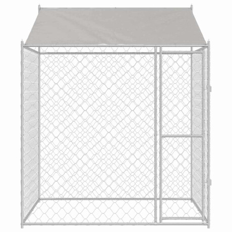 vidaXL Hondenbench 200 x 200 x 258 cm Staal en PE afbeelding3 - 1