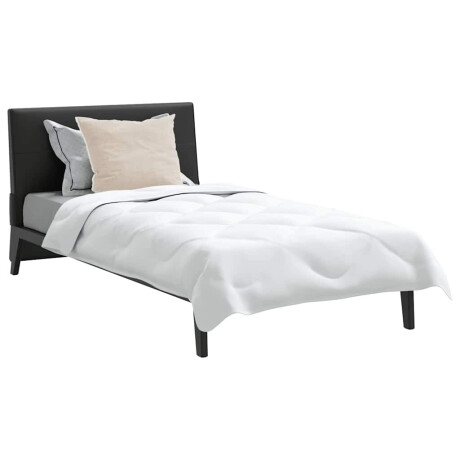 vidaXL Dekbed met kussen 2 pcs Wit Microvezel afbeelding3 - 1