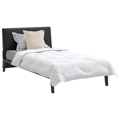 vidaXL Dekbed met kussen 2 pcs Wit Microvezel afbeelding3 - 1