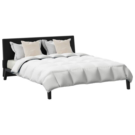 vidaXL Winter Dekbed met kussen 3 pcs Wit Donsveertjes afbeelding3 - 1