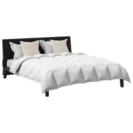 vidaXL Dekbed Set met kussen 3 pcs Wit Donsveertjes afbeelding3 - 1