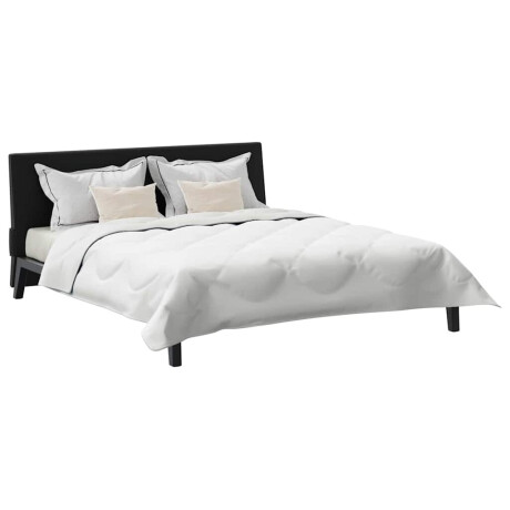 vidaXL Dekbedovertrek Set met kussen 3 pcs Wit 240 x 220 cm Microvezel afbeelding3 - 1