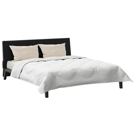 vidaXL Dekbedovertrek Set met kussen 3 pcs Wit 240 x 220 cm Microvezel afbeelding3 - 1