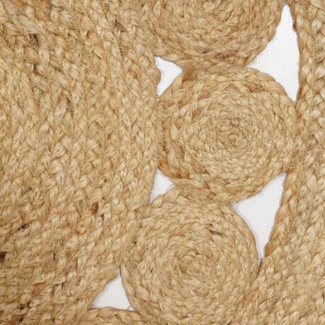 vidaXL Tapijt Beige 100 x 152 cm Jute afbeelding3 - 1