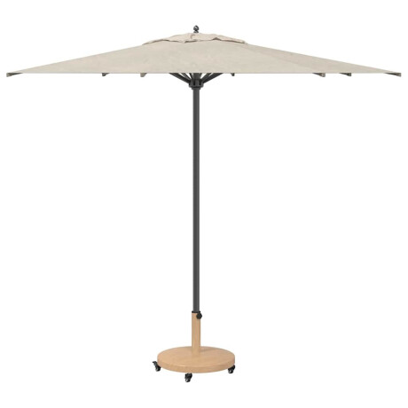 vidaXL Buiten Parasols Lichthout 48 x 48 x 32.5 cm Staal, Beton afbeelding3 - 1
