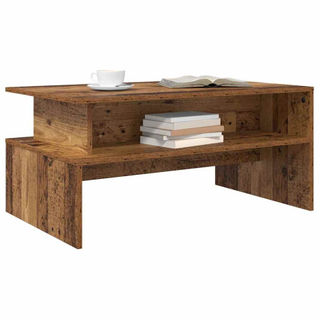 vidaXL Salontafel Oudhout 90 x 55 x 42,5 cm Bewerkt hout afbeelding3 - 1
