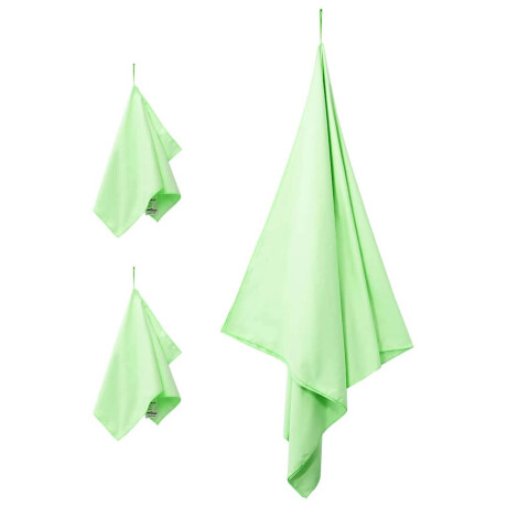 vidaXL Set van Sporthanddoeken 3 pcs Groen Polyester en Polyamide afbeelding3 - 1