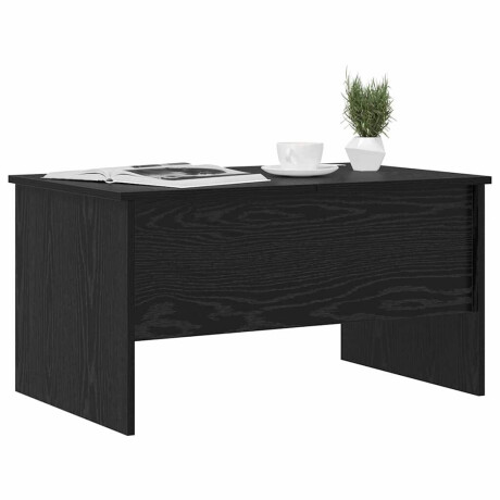 vidaXL Salontafel Zwart Eiken 102 x 50,5 x 46,5 cm Bewerkt hout afbeelding3 - 1