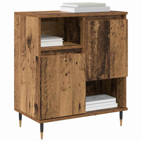 vidaXL Dressoir Oudhout 60 x 35 x 70 cm afbeelding3 - 1