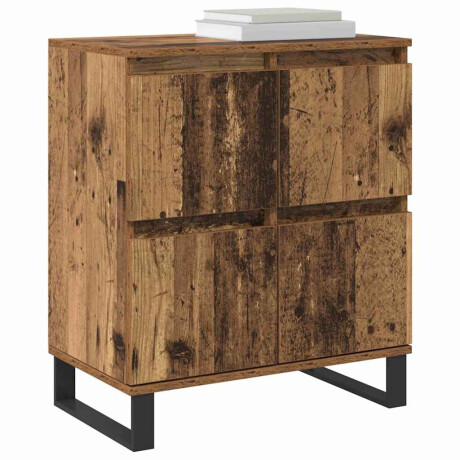 vidaXL Dressoir Oudhout 60 x 35 x 70 cm afbeelding3 - 1