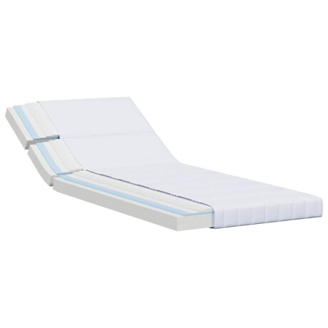 vidaXL Schuimmatras Wit 80 x 200 cm Schuim afbeelding3 - 1